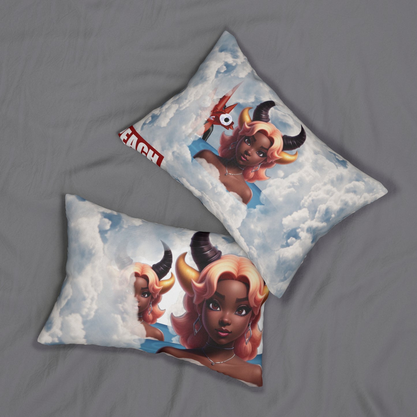 Typezuk MC2 Spun Polyester Lumbar Pillow