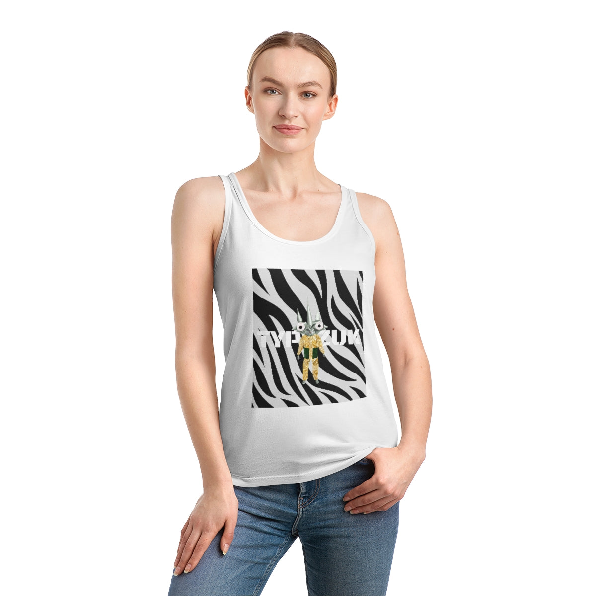 TYPEZUK Zebra Love Tank