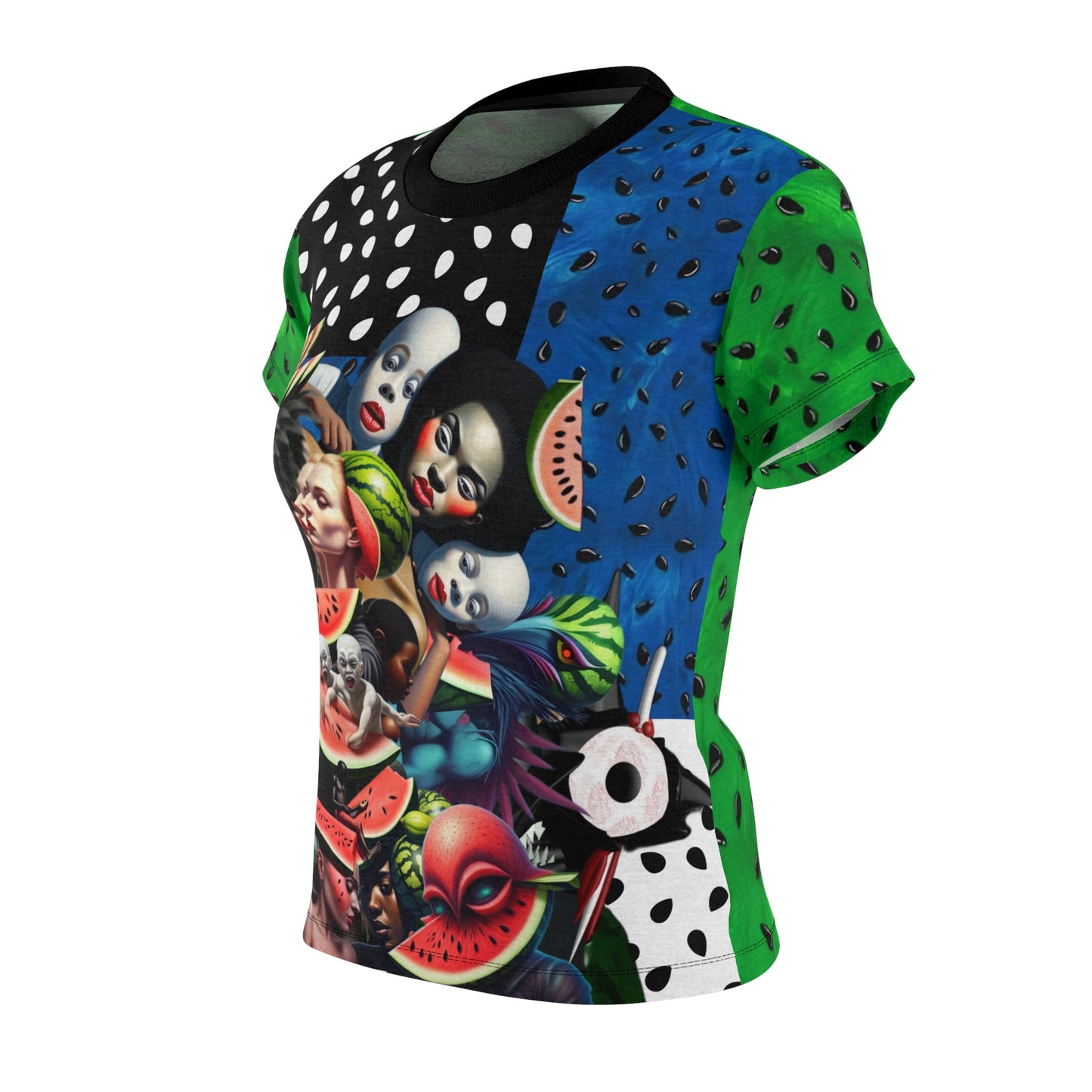 Women’s watermelon Cut & Sew Tee