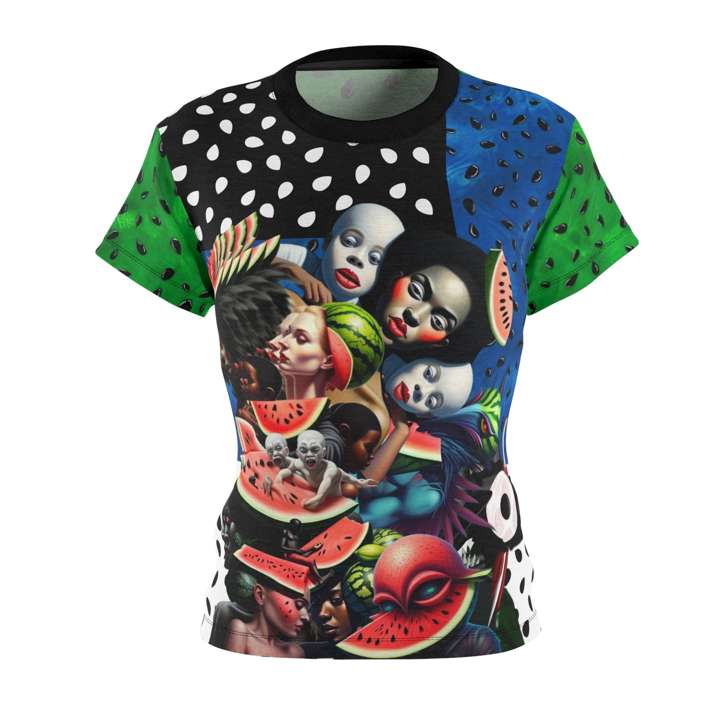 Women’s watermelon Cut & Sew Tee