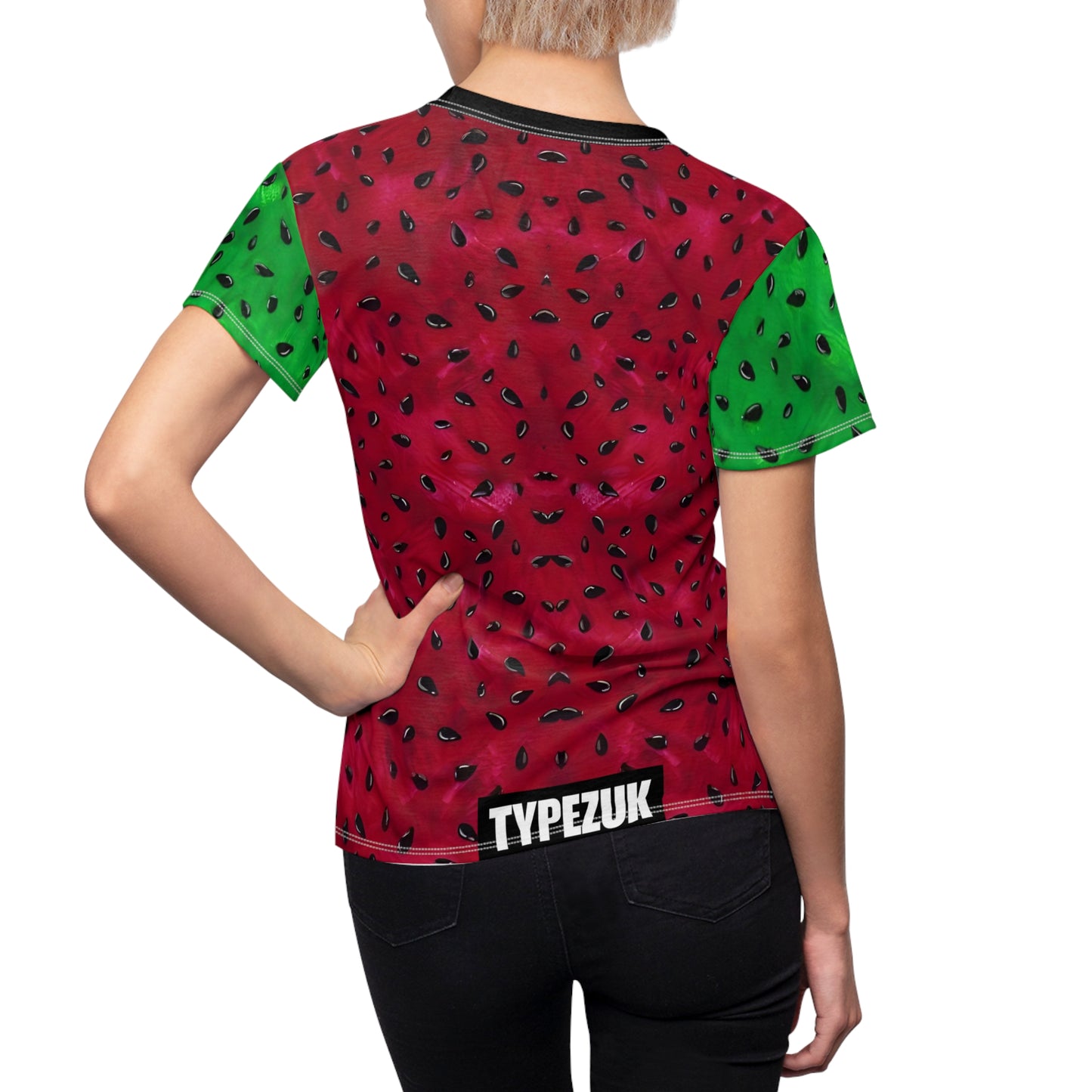 Women’s watermelon Cut & Sew Tee