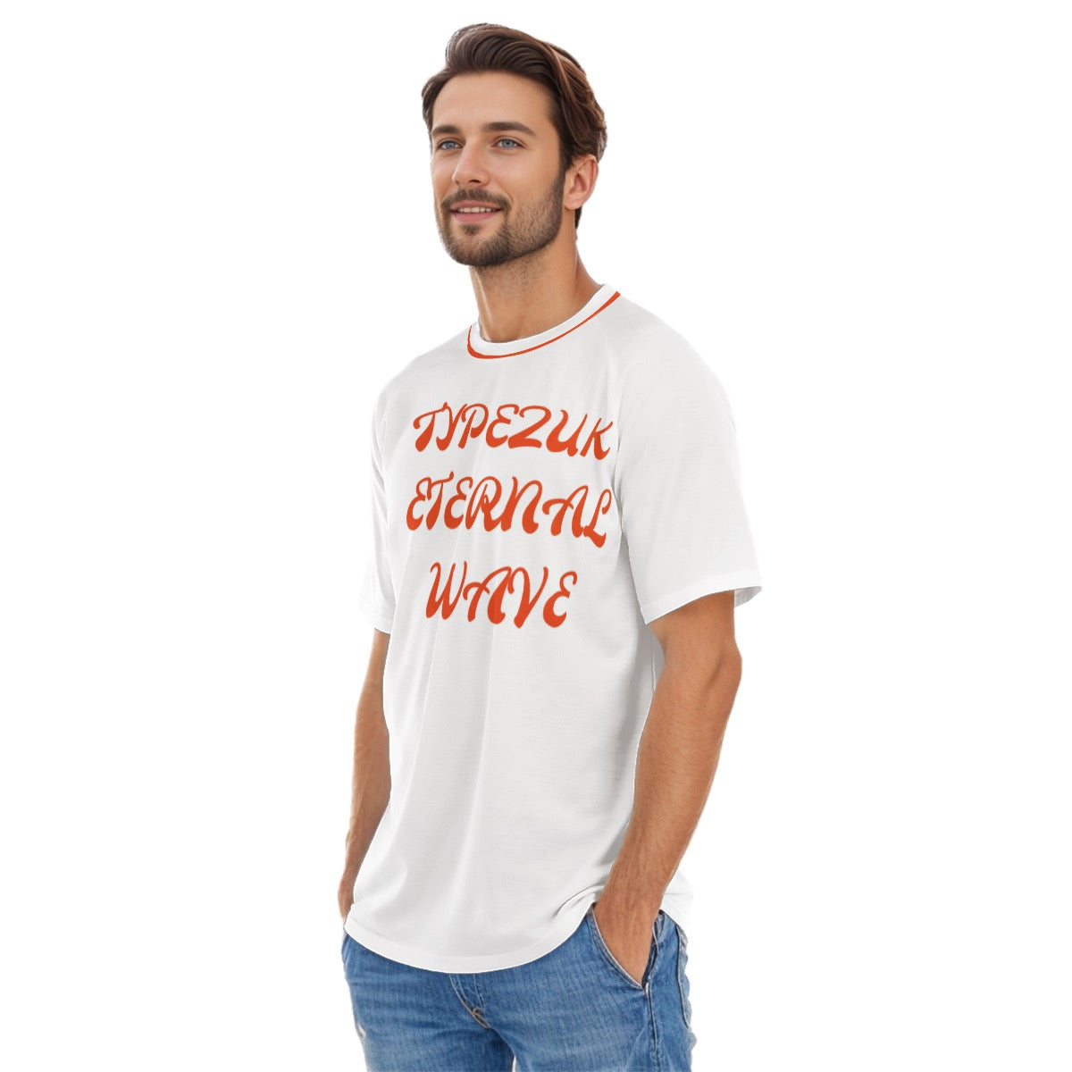 Typezuk Eternal Wave Men's O-neck Short Sleeve T-shirt