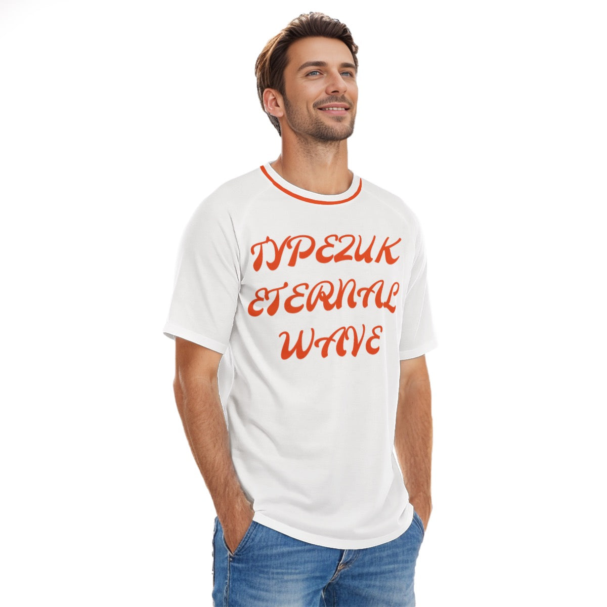 Typezuk Eternal Wave Men's O-neck Short Sleeve T-shirt