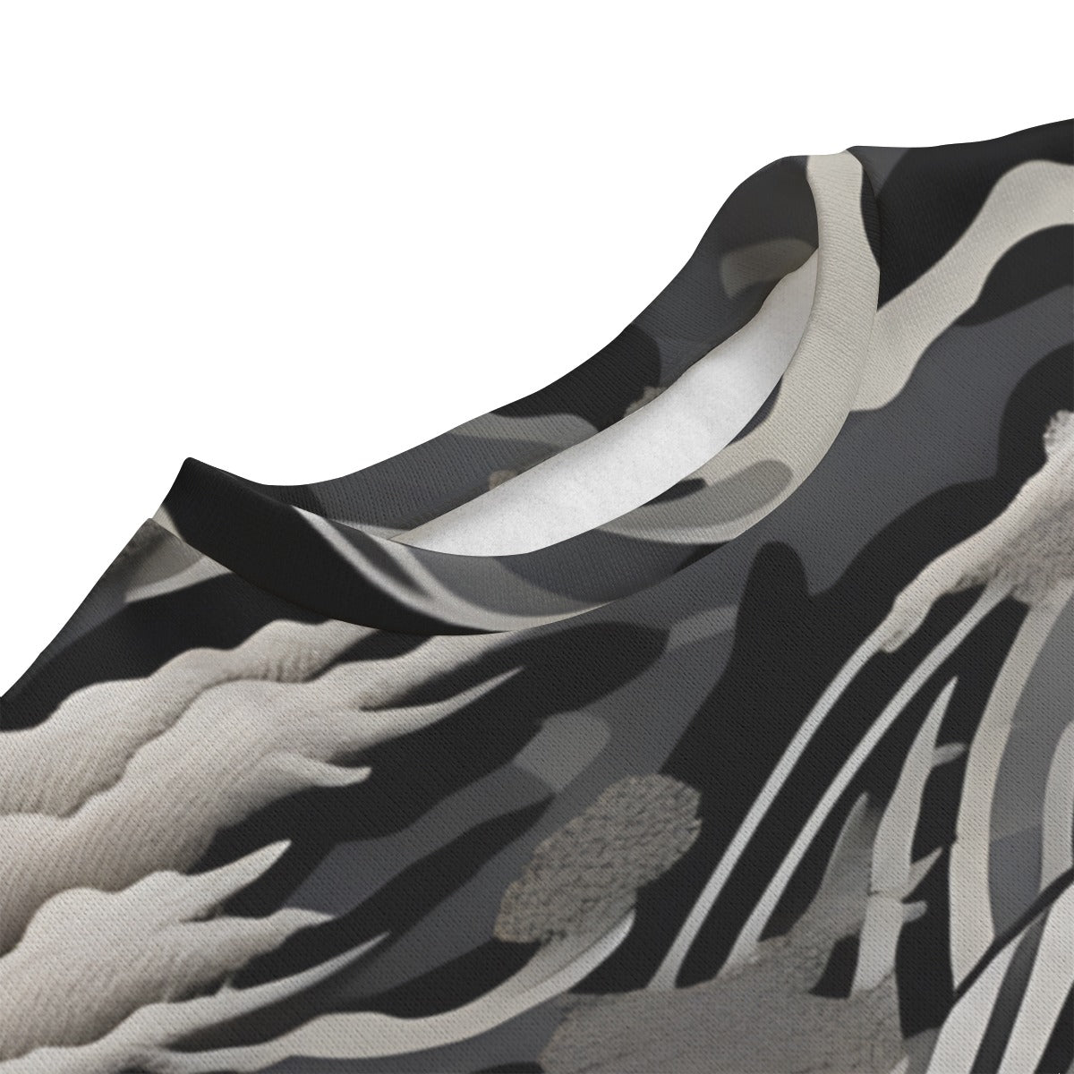 Typezuk PW Unisex Drop-shoulder Knitted Fleece Sweater