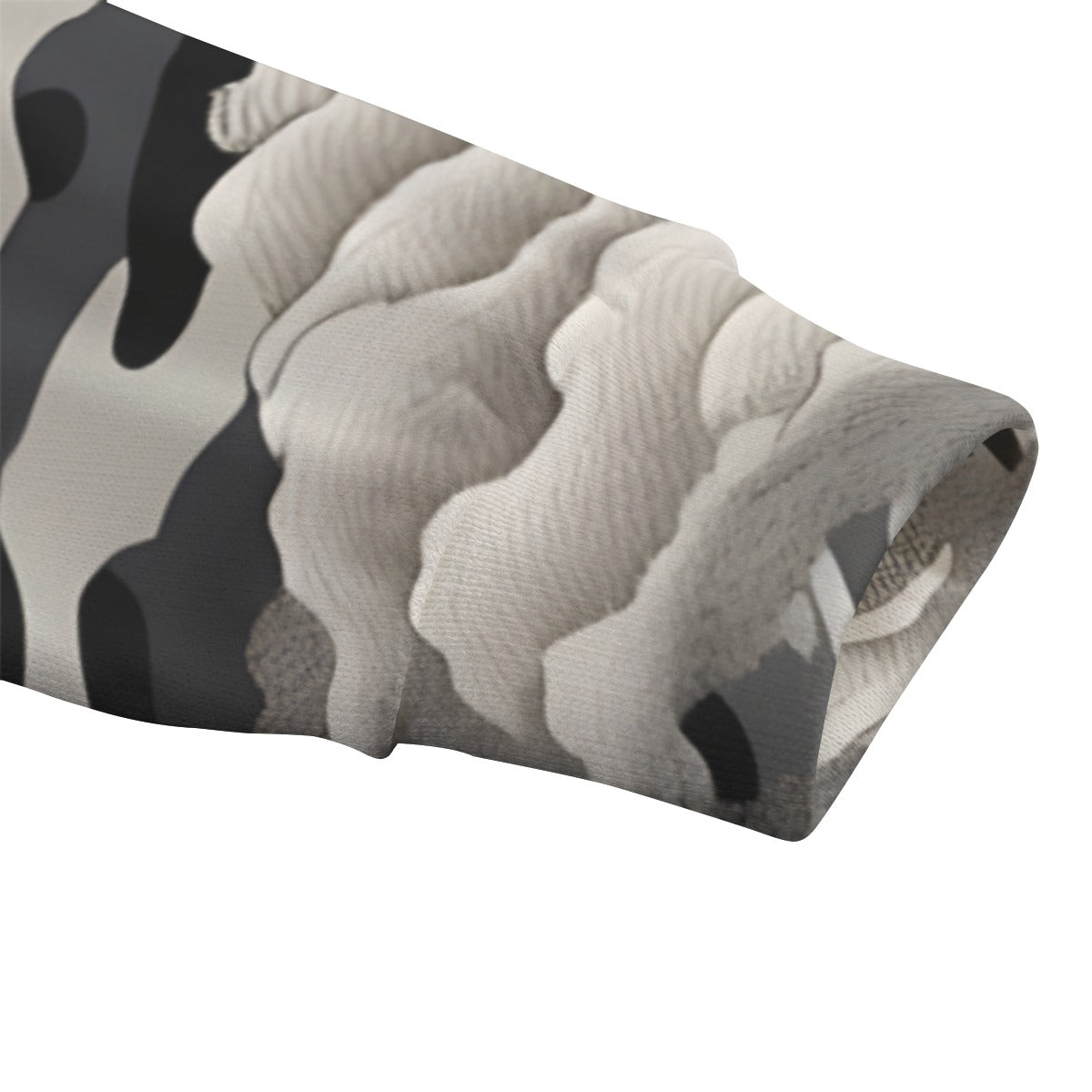 Typezuk PW Unisex Drop-shoulder Knitted Fleece Sweater