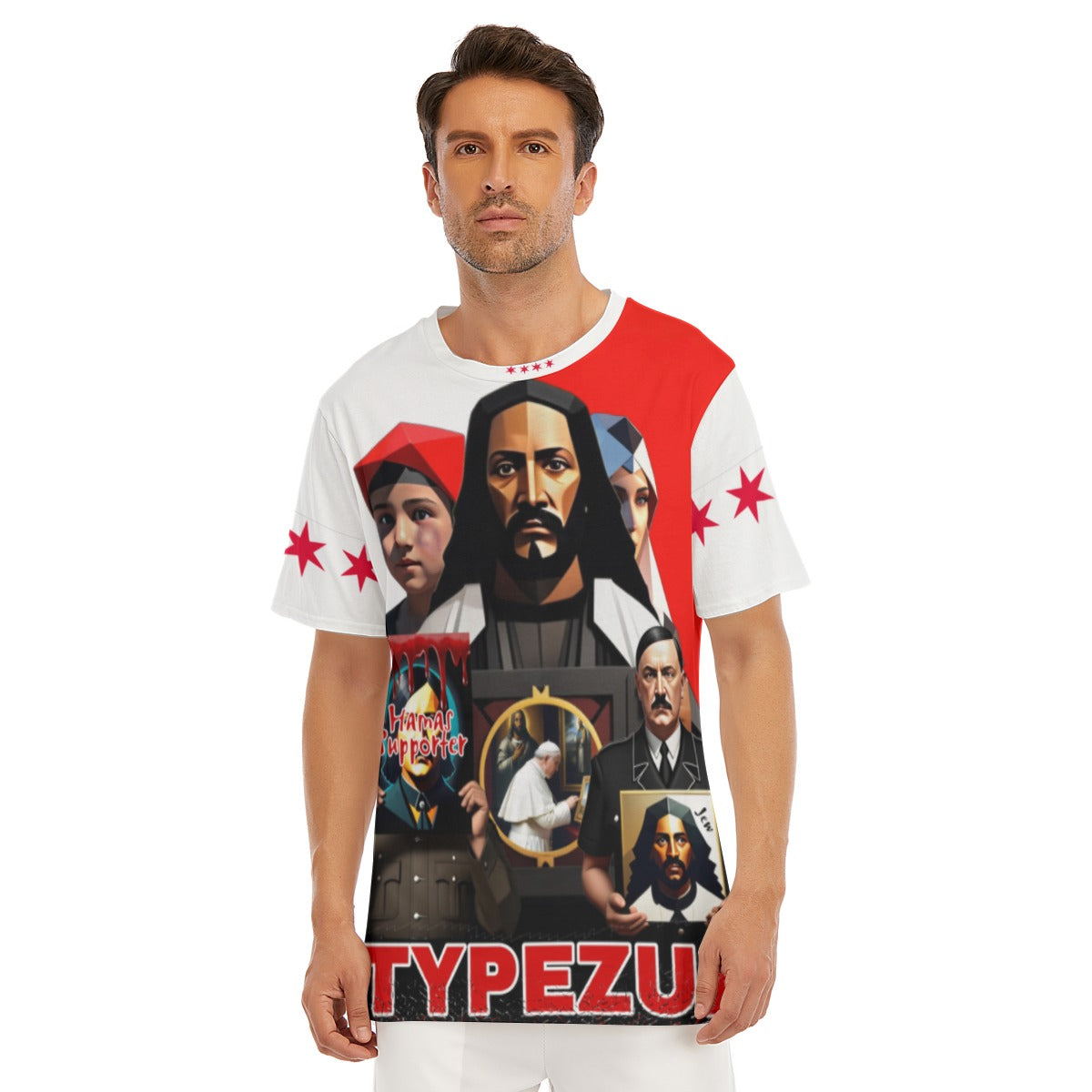 Typezuk Propaganda Men's O-Neck T-Shirt | 190GSM Cotton