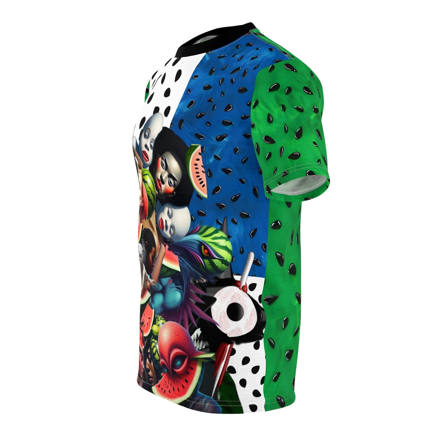 Unisex Watermelon Cut & Sew Tee