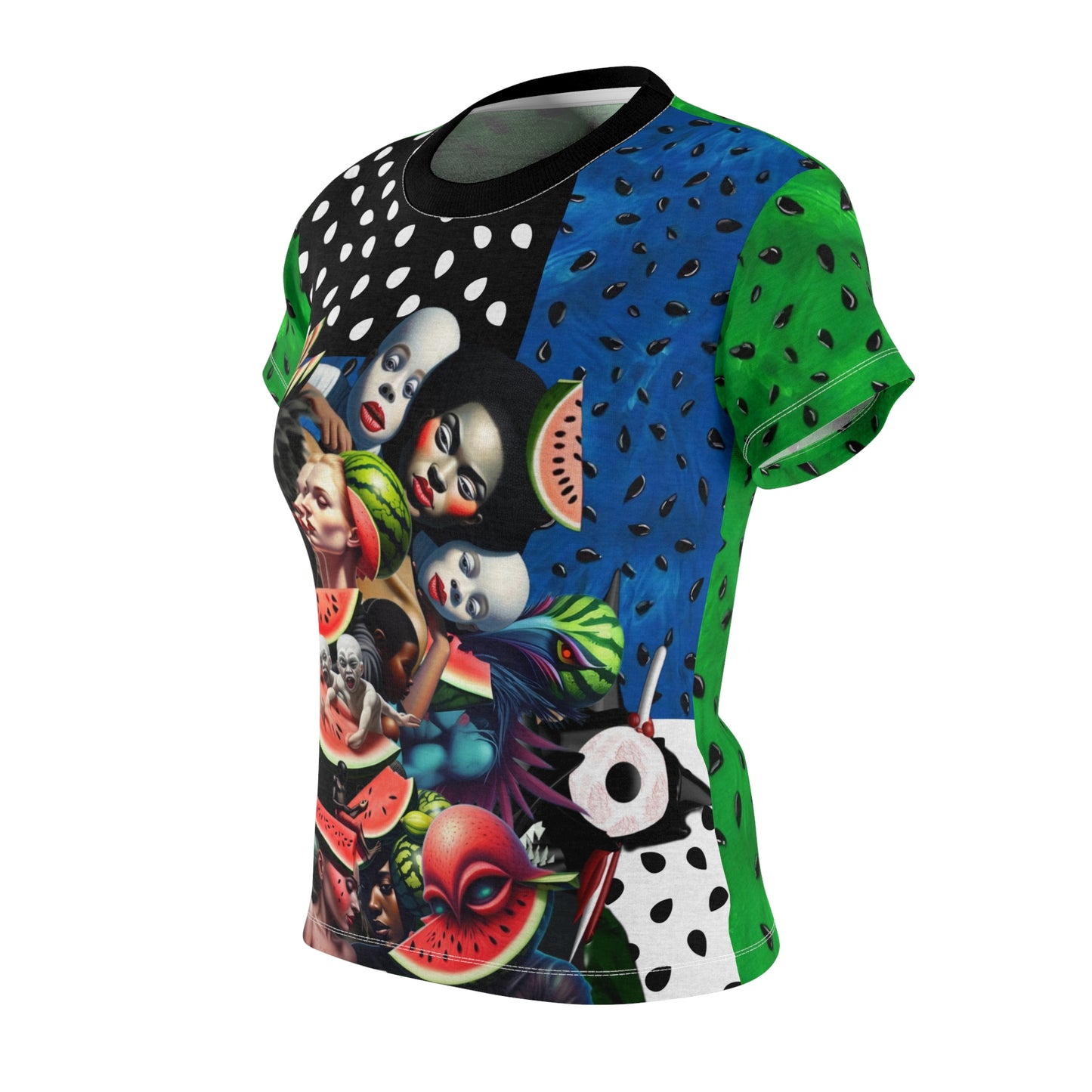 Women’s watermelon Cut & Sew Tee