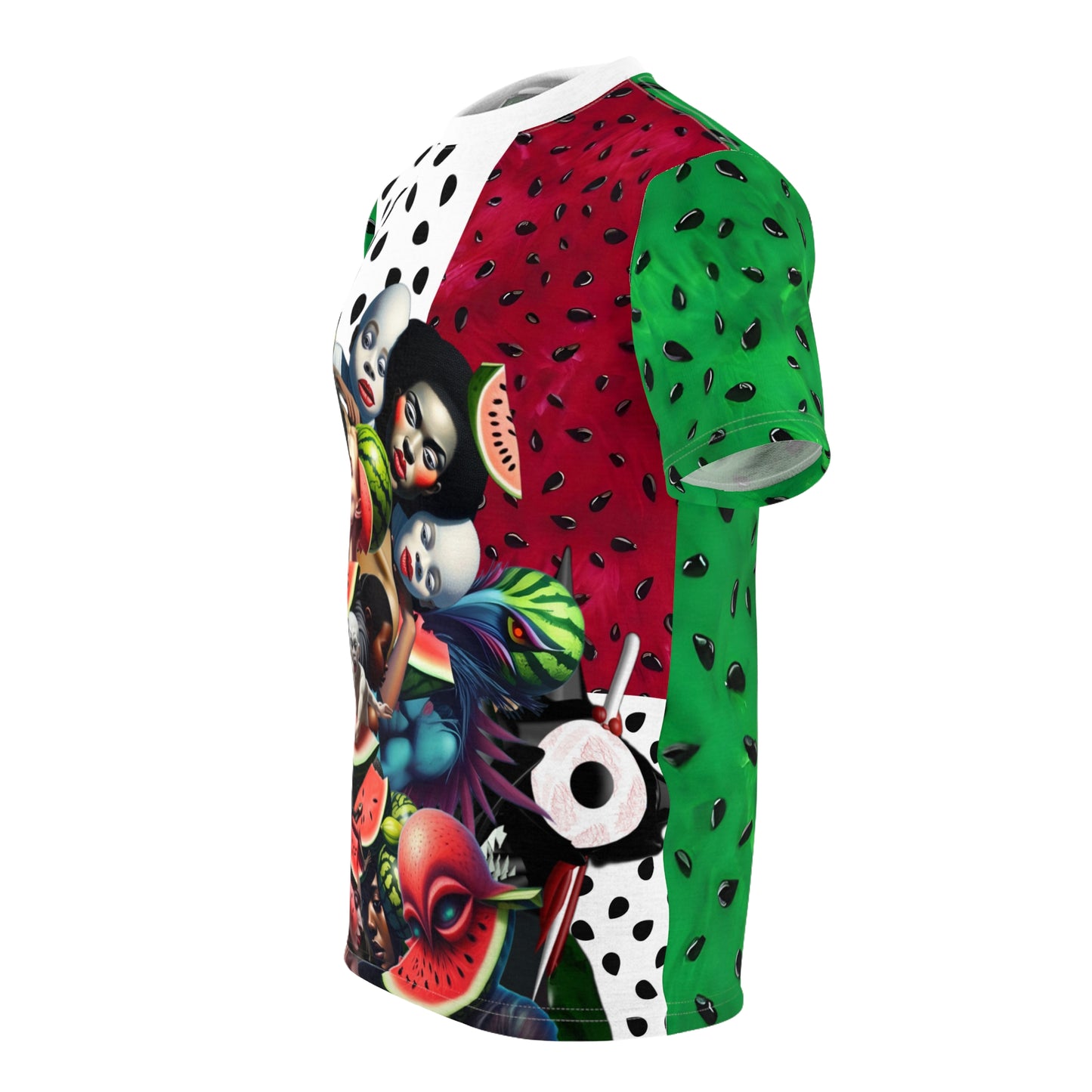 Unisex Watermelon Cut & Sew Tee