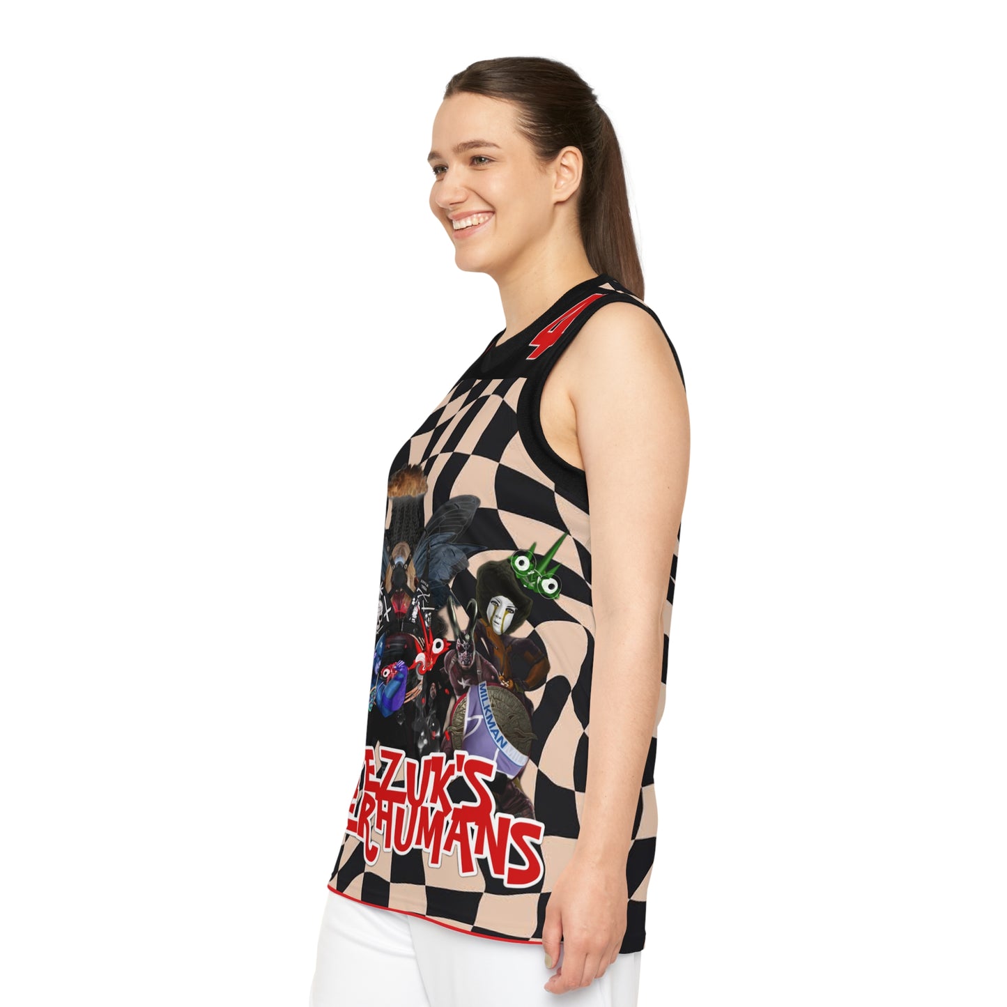 Typezuk SuperHuman Unisex Basketball Jersey