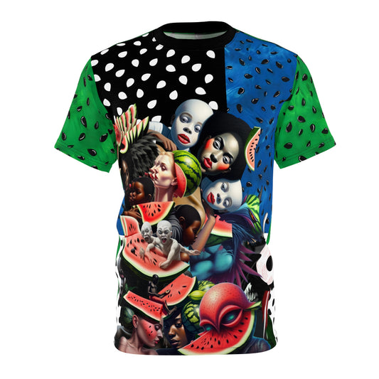 Watermelon Unisex Cut & Sew Tee