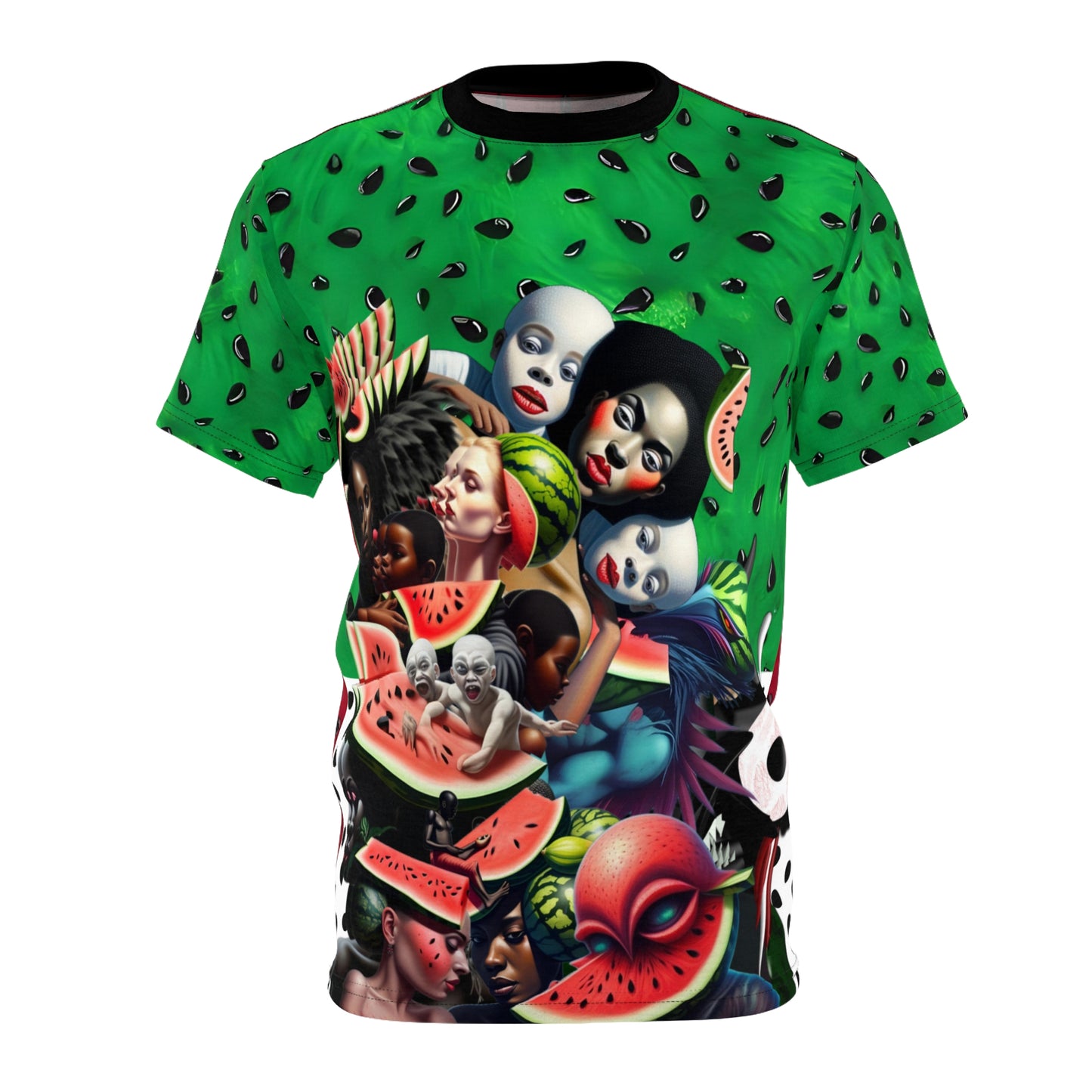 Watermelon Unisex Cut & Sew Tee