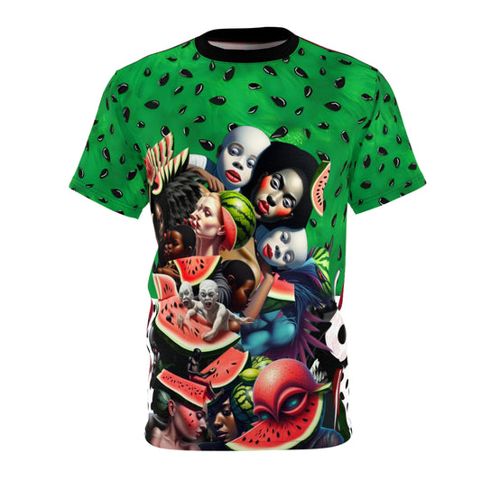 Watermelon Unisex Cut & Sew Tee