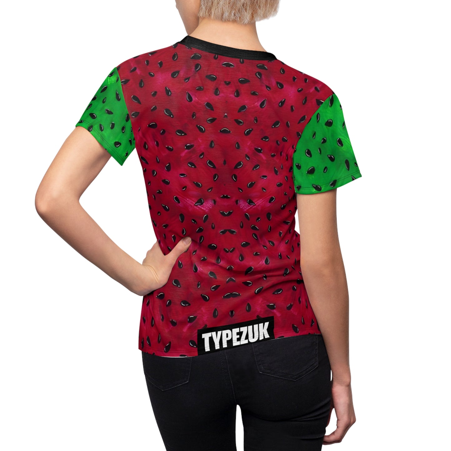 Women’s watermelon Cut & Sew Tee