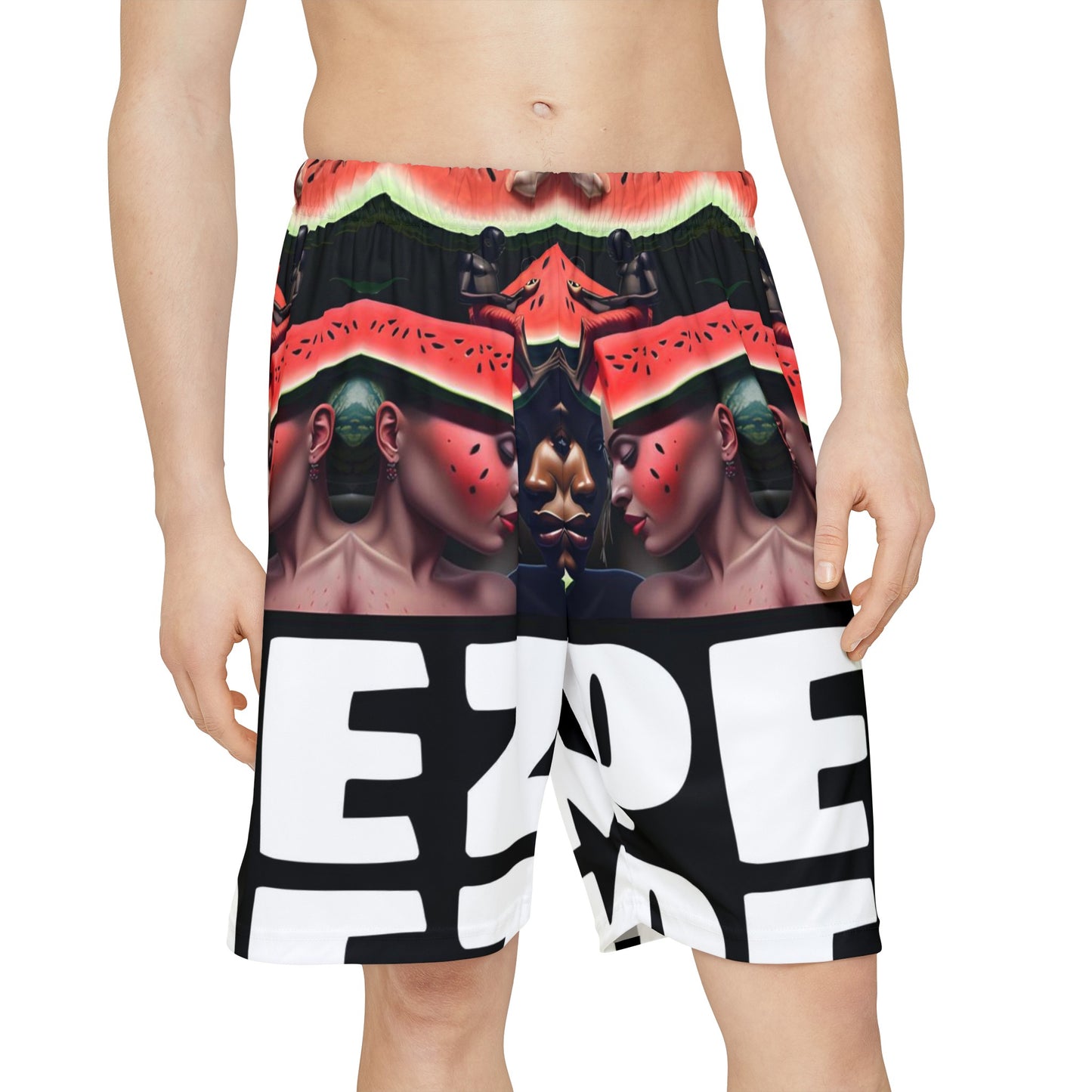 Typezuk Watermelon Men’s Sports Shorts