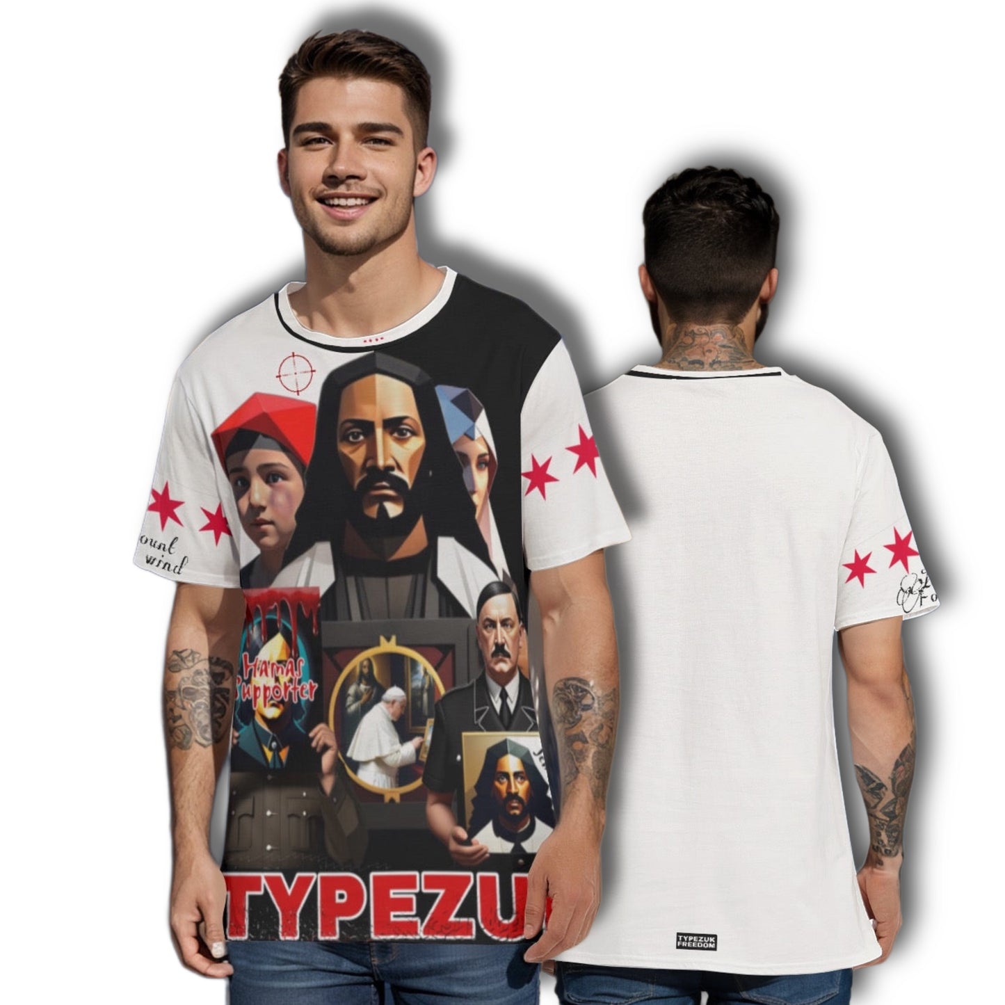 Typezuk Propaganda Men's O-Neck T-Shirt | 190GSM Cotton