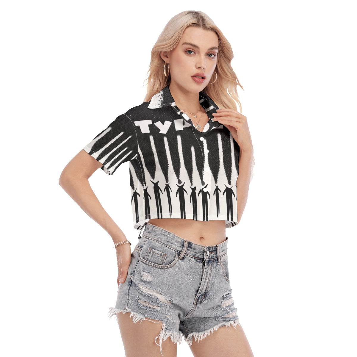 Have at it  Women's Cropped Shirt