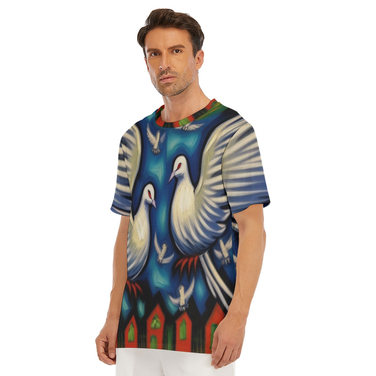 Typezuk Pigeons and Doves Men's O-Neck T-Shirt | 190GSM Cotton