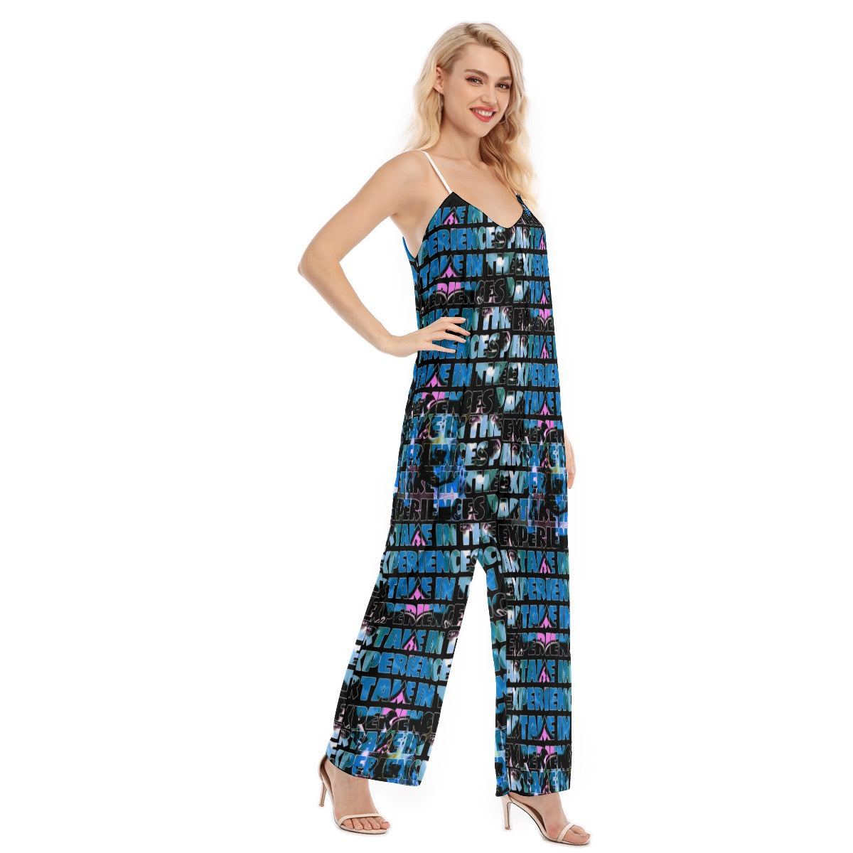 Typezuk Experiences Women's Loose Cami Jumpsuit