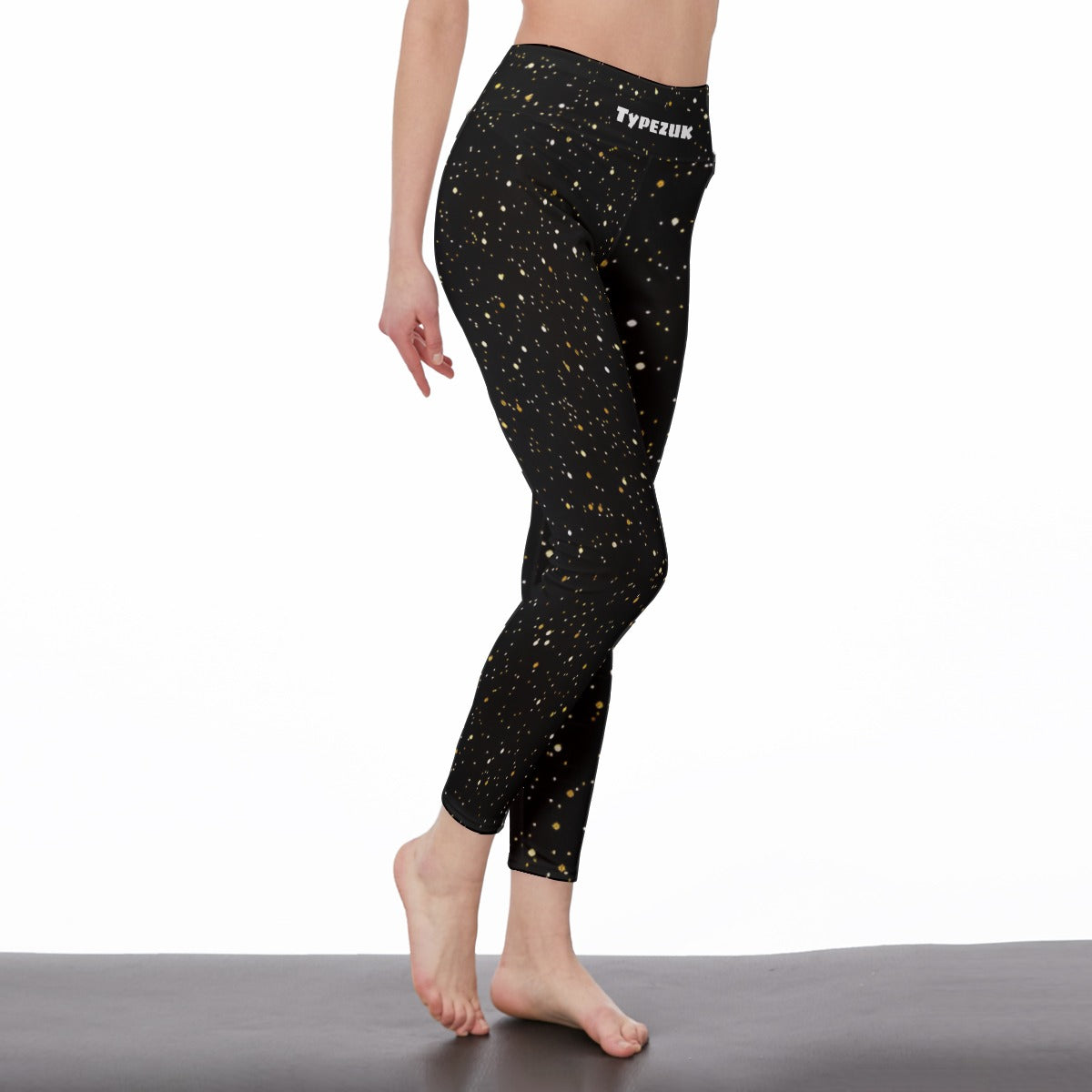 TYPEZUK STRIDE Women's High Waist Leggings | Side Stitch Closure