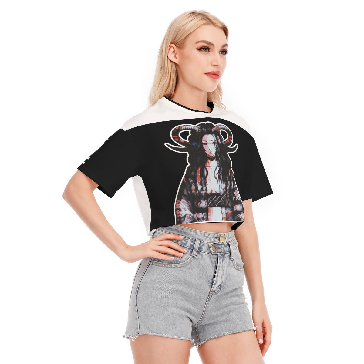 Typezuk PW Women's Cropped T-shirt | 190GSM Cotton