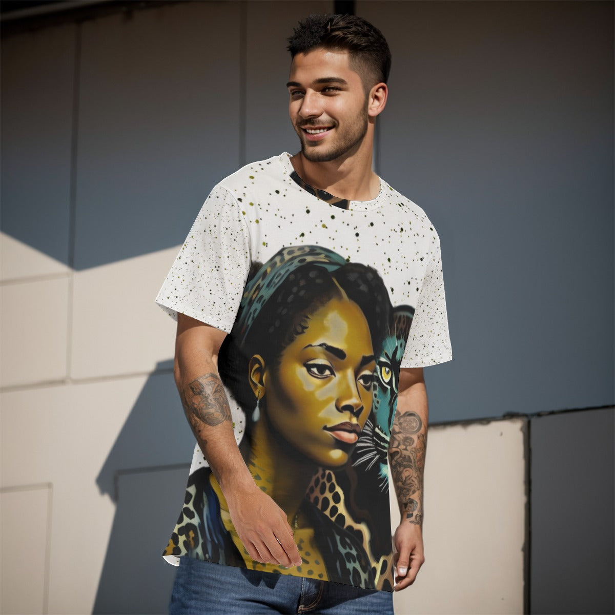 TYPEZUK STRIDE Men's O-Neck T-Shirt | 190GSM Cotton