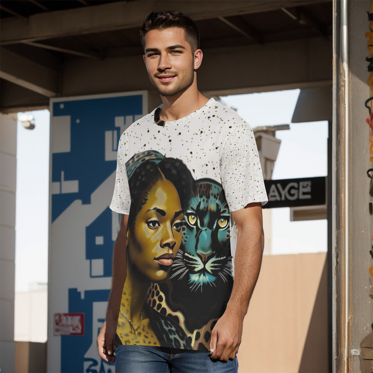 TYPEZUK STRIDE Men's O-Neck T-Shirt | 190GSM Cotton