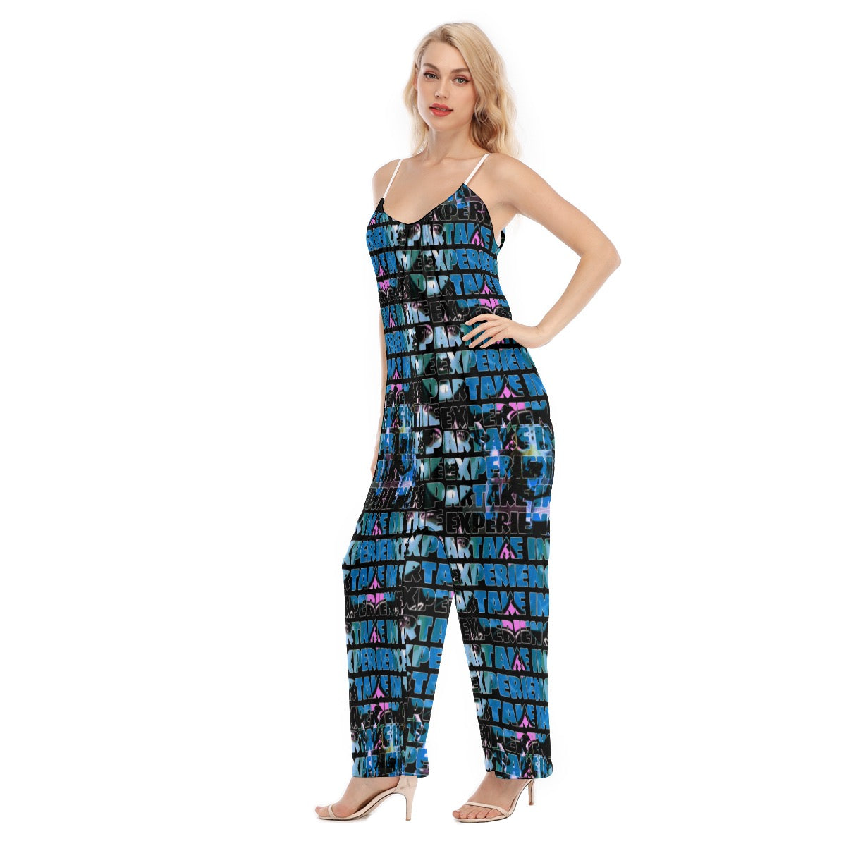 Typezuk Experiences Women's Loose Cami Jumpsuit