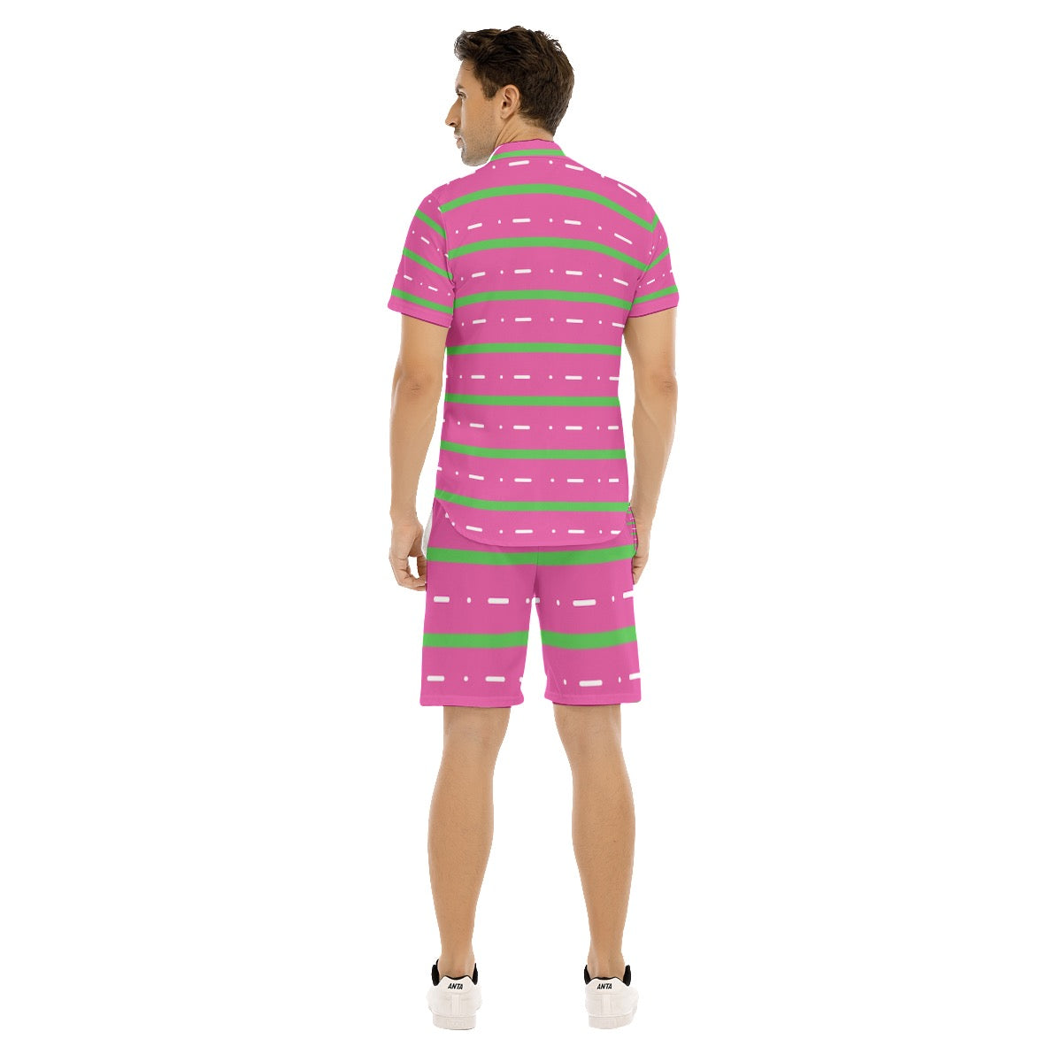 All-Over Print Men's Short Sleeve Shirt Set