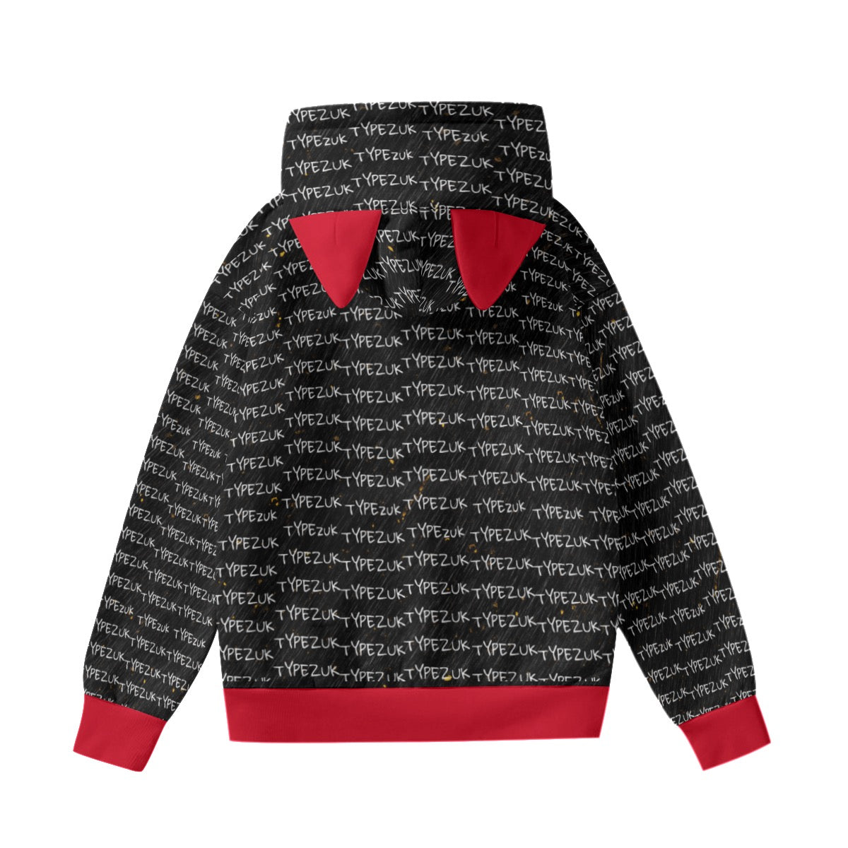 All-Over Print Women’s Hoodie With Decorative Ears