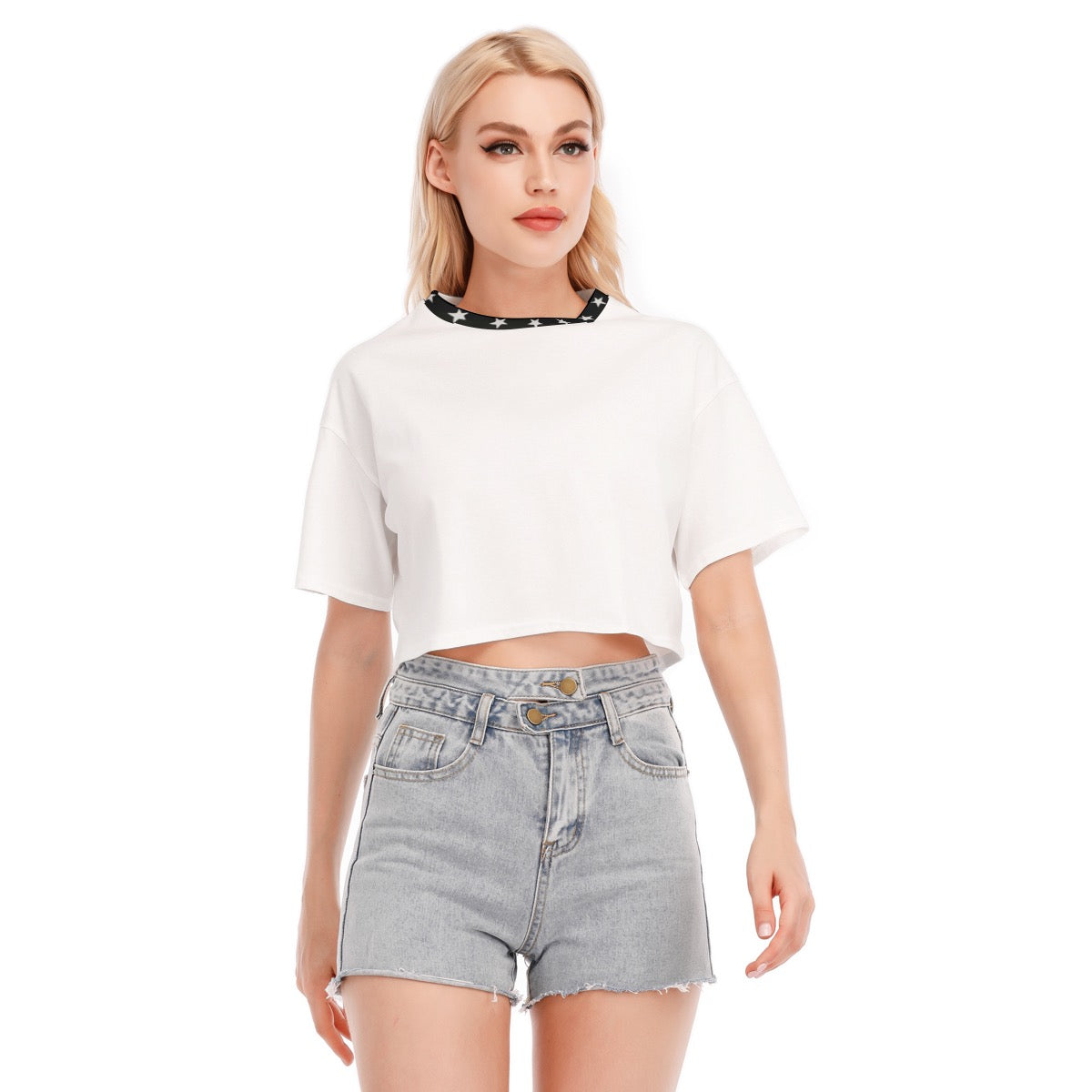 Typezuk PW Women's Cropped T-shirt | 190GSM Cotton