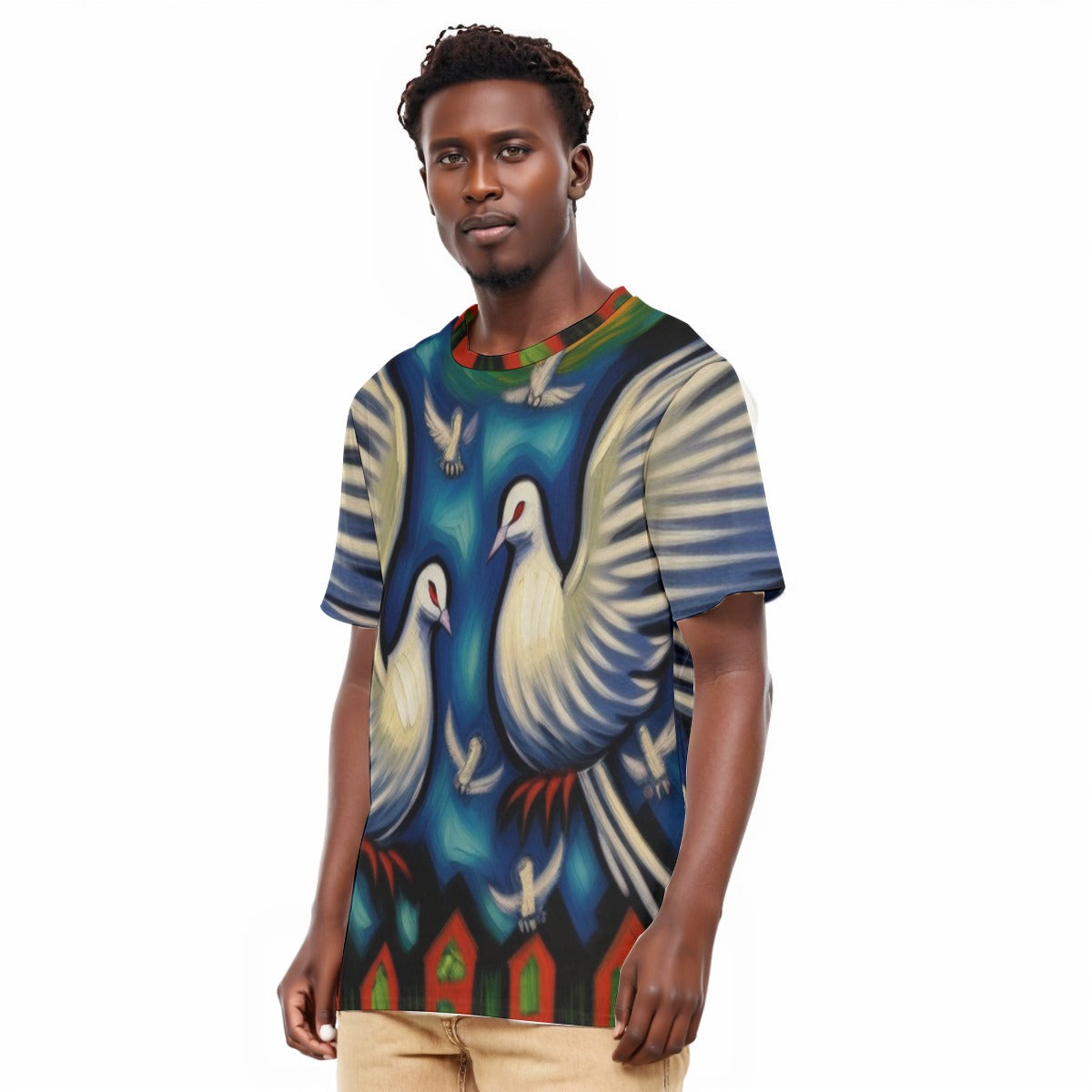 Typezuk Pigeons and Doves Men's O-Neck T-Shirt | 190GSM Cotton