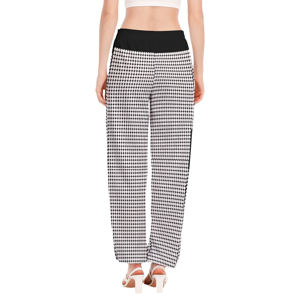 BH91Women's Casual Sport Pants With Side Button Closure