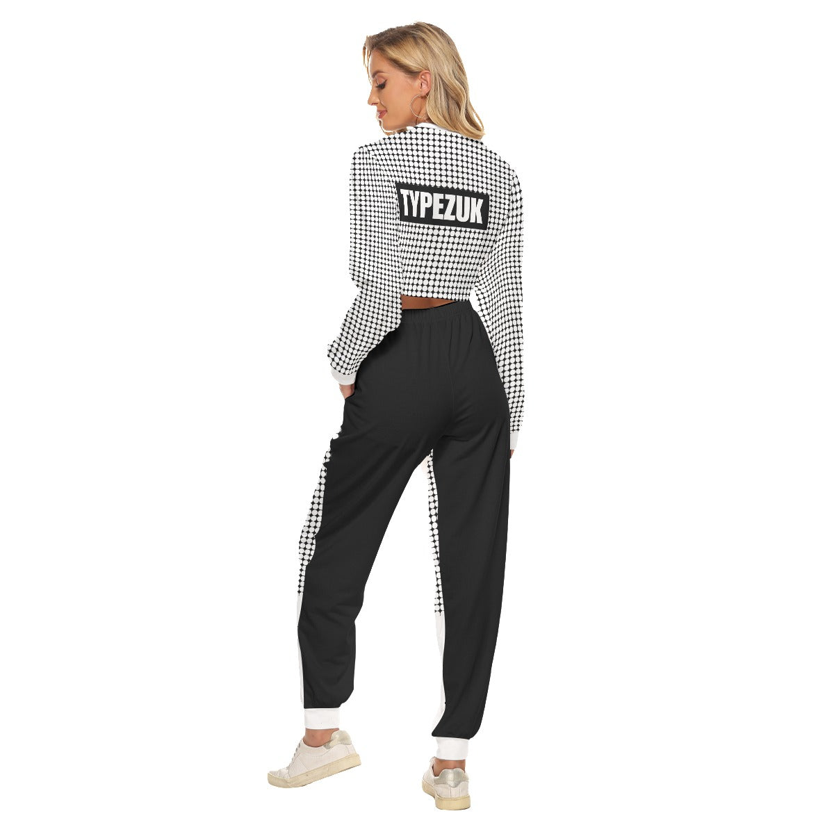 BH91  Women's Crop Sweatshirt Suit