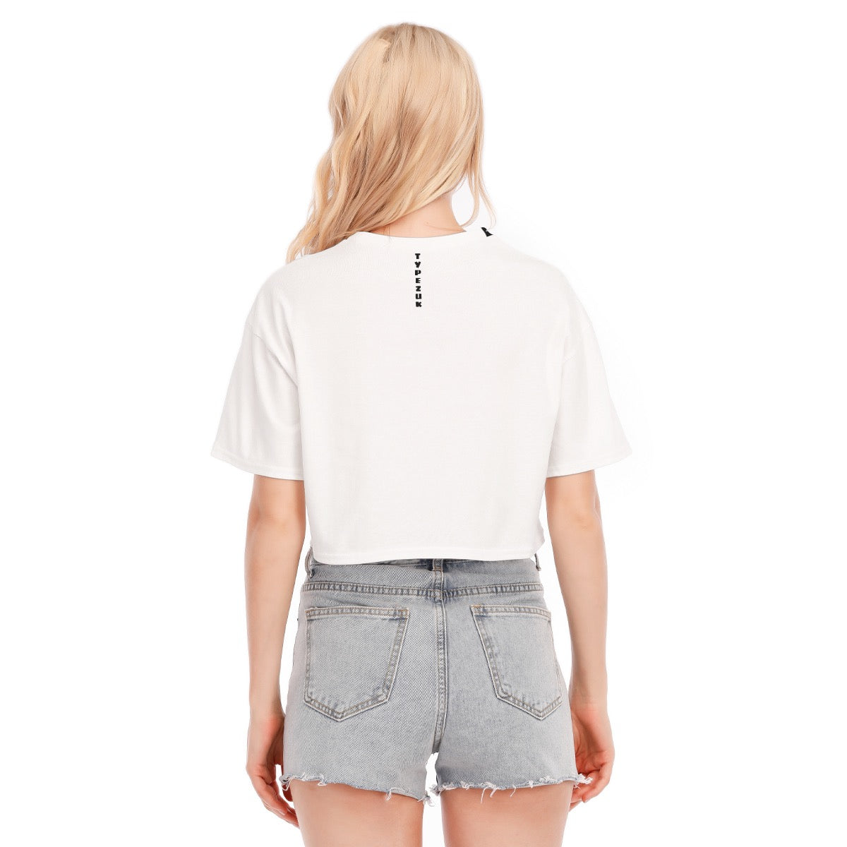 Typezuk PW Women's Cropped T-shirt | 190GSM Cotton