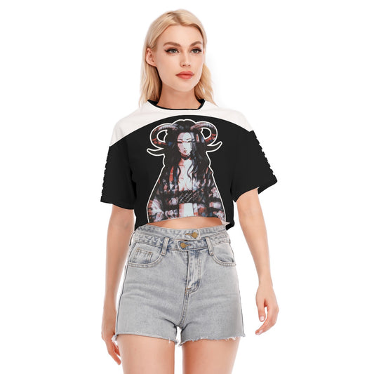 Typezuk PW Women's Cropped T-shirt | 190GSM Cotton