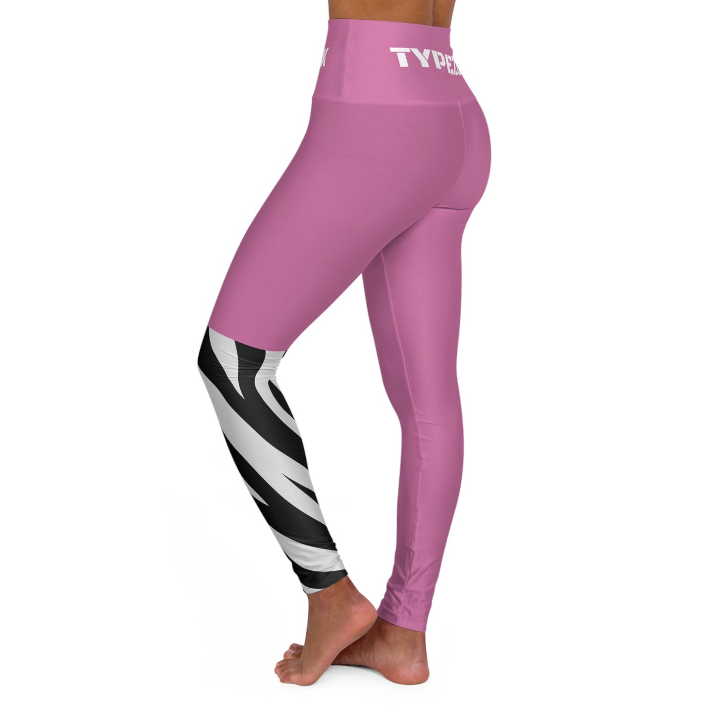 TYPEZUK Yoga Leggings (Black Blue)