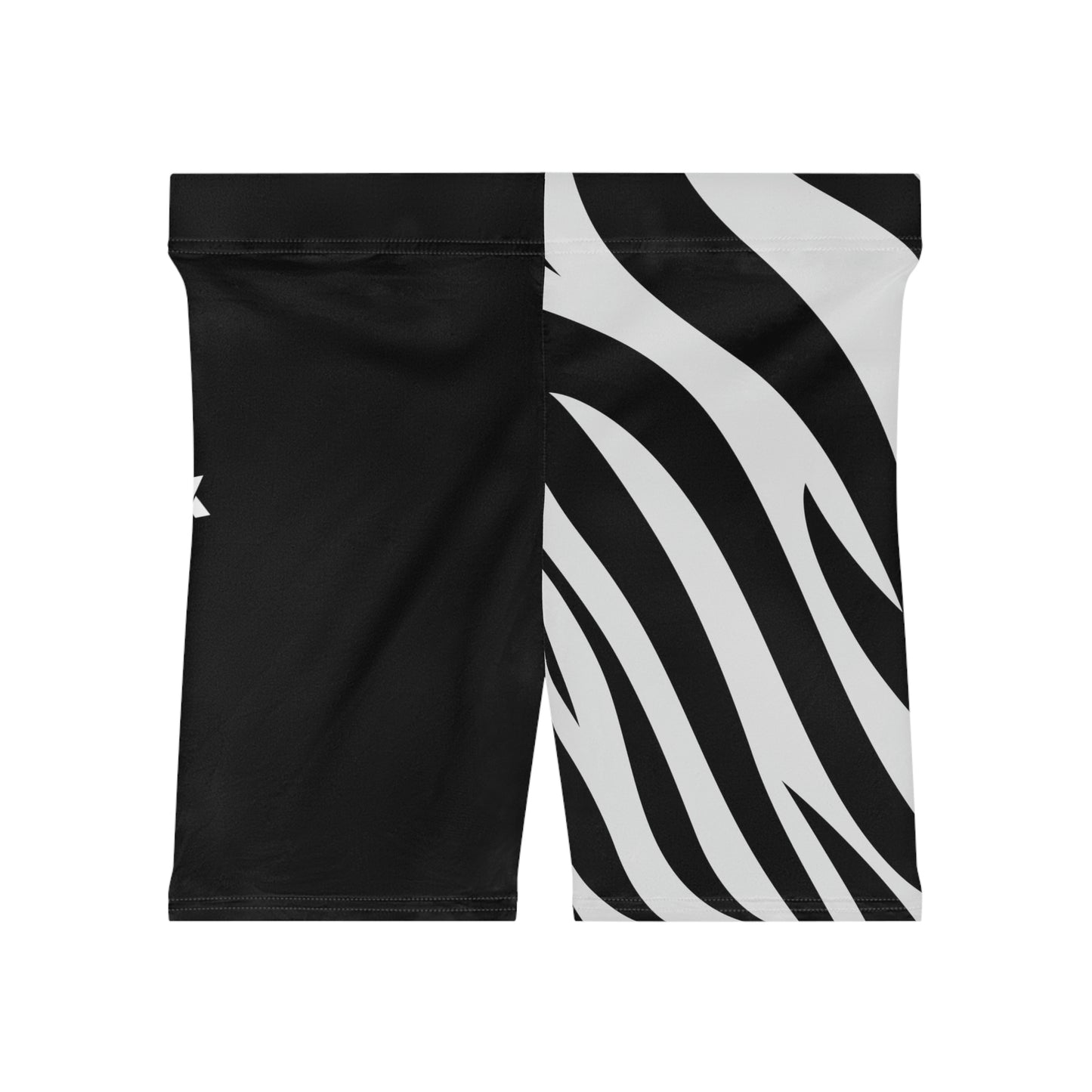 TYPEZUK Zebra Love Biker Shorts