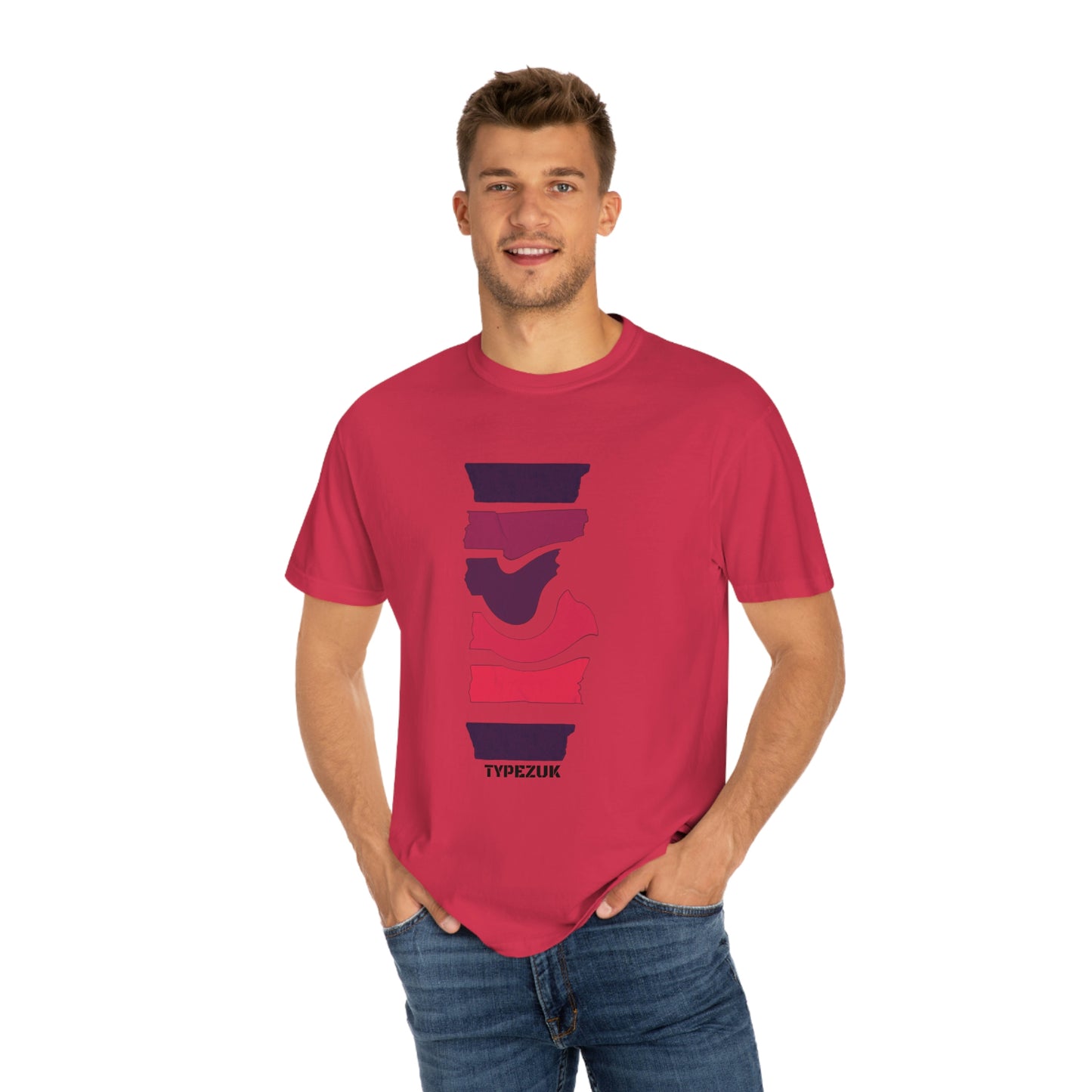 Typezuk Unisex Garment-Blended T-shirt
