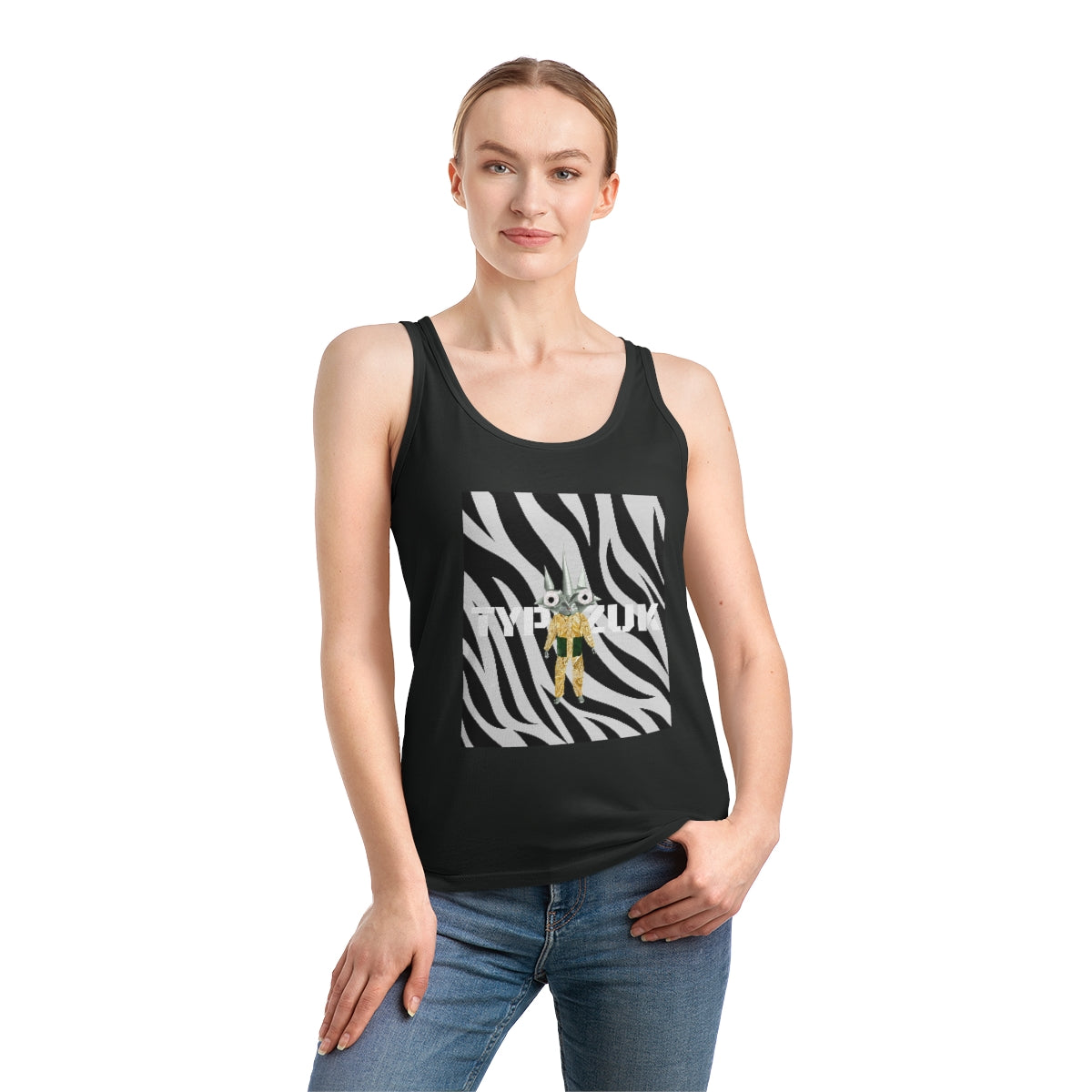 TYPEZUK Zebra Love Tank