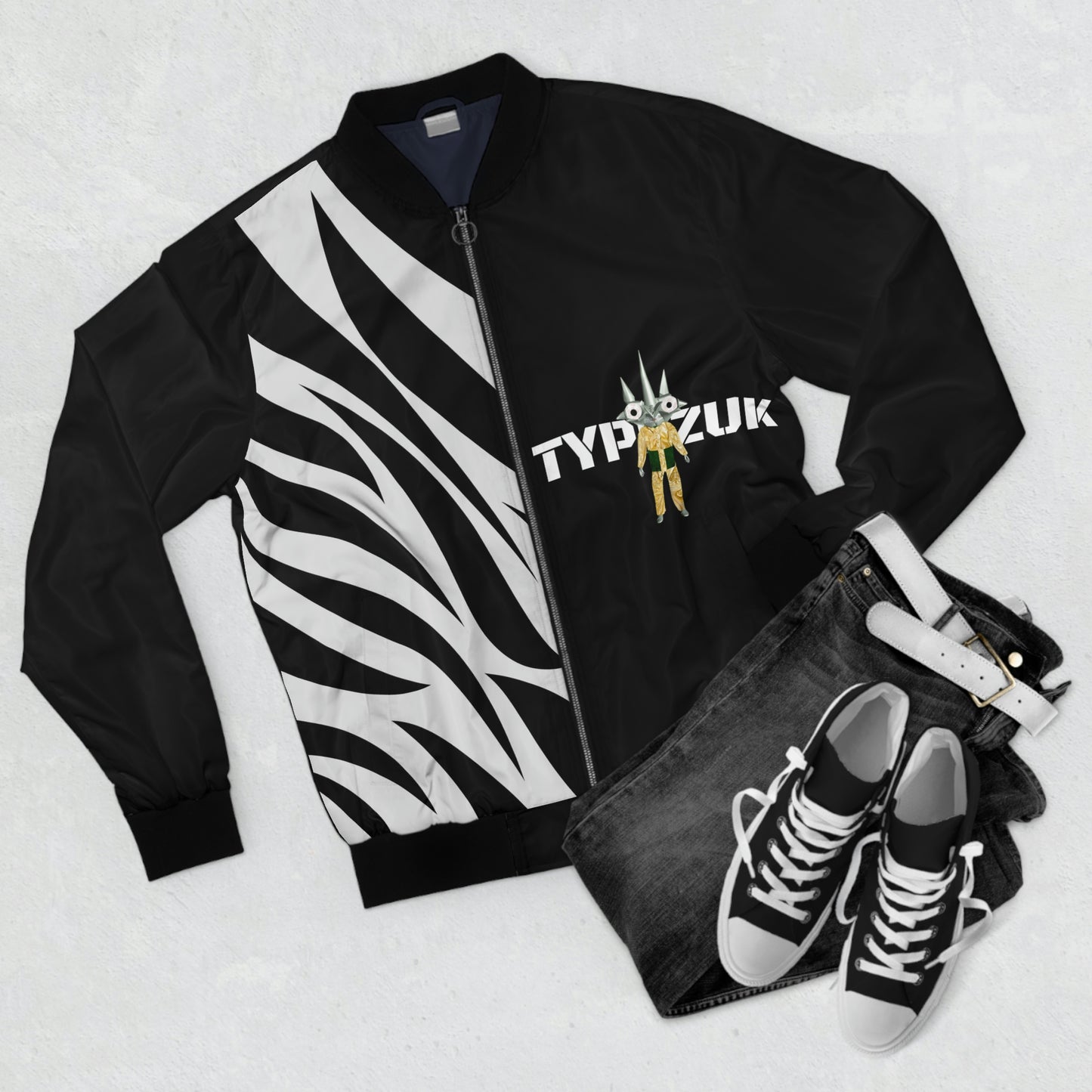 TYPEZUK ZEBRA LOVE Bomber