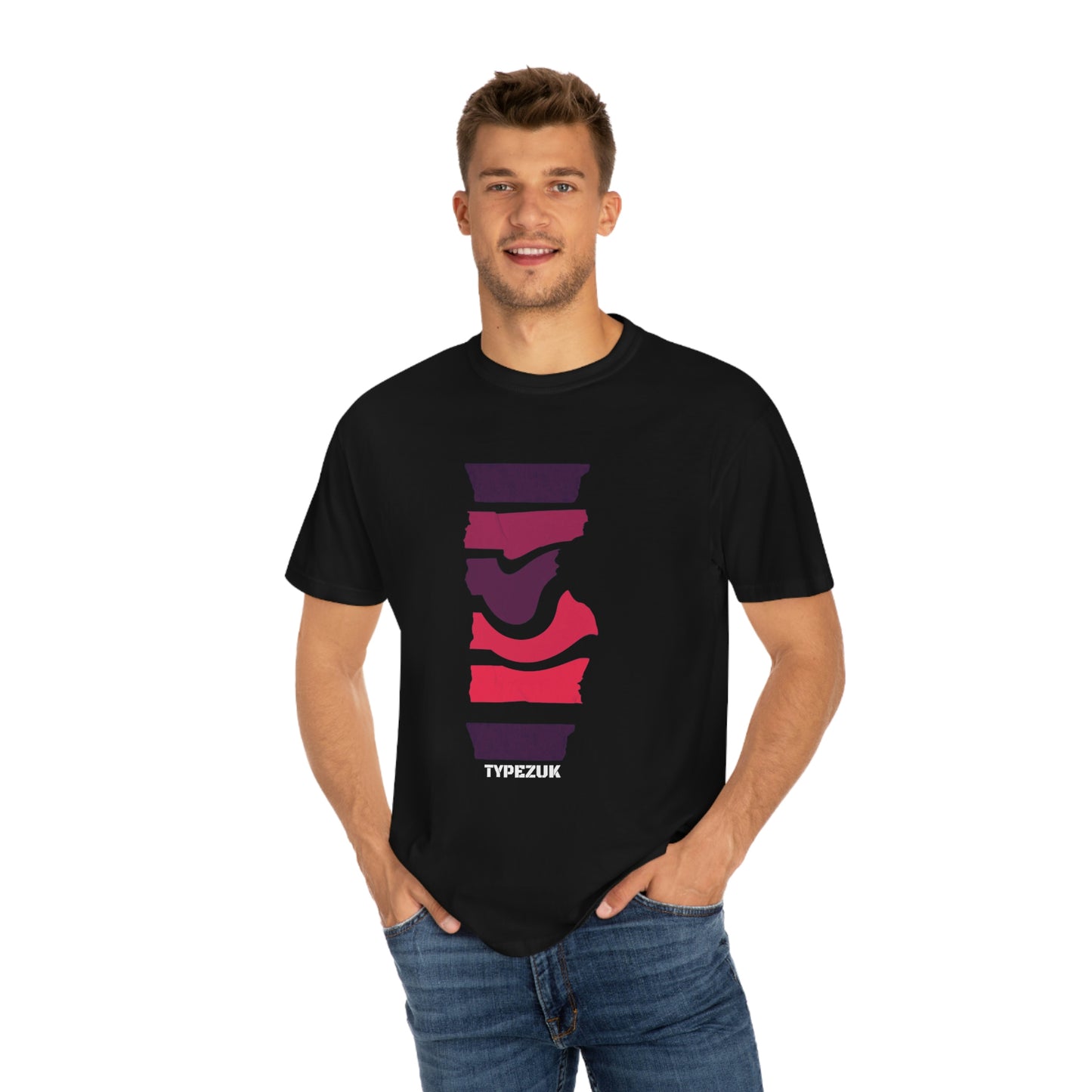 Typezuk Unisex Garment-Blended T-shirt