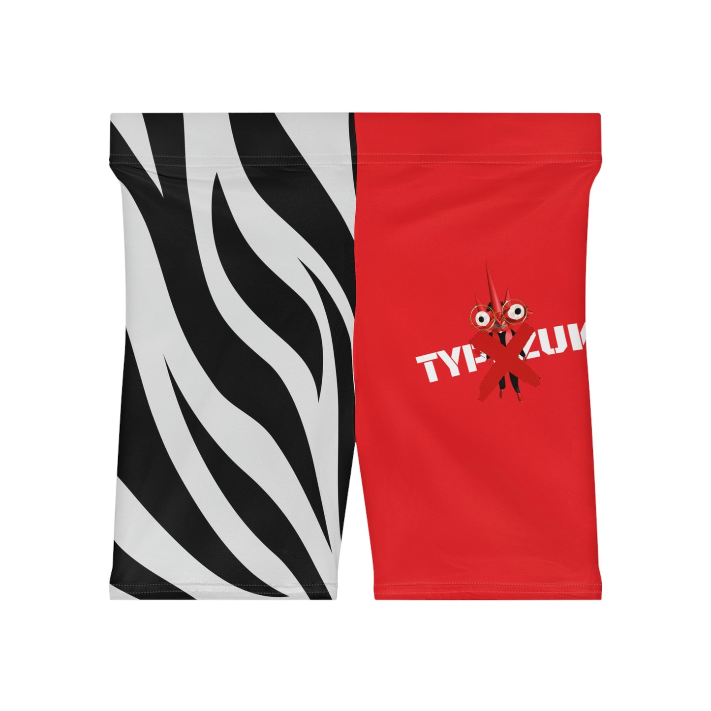 TYPEZUK Zebra Love Biker Shorts