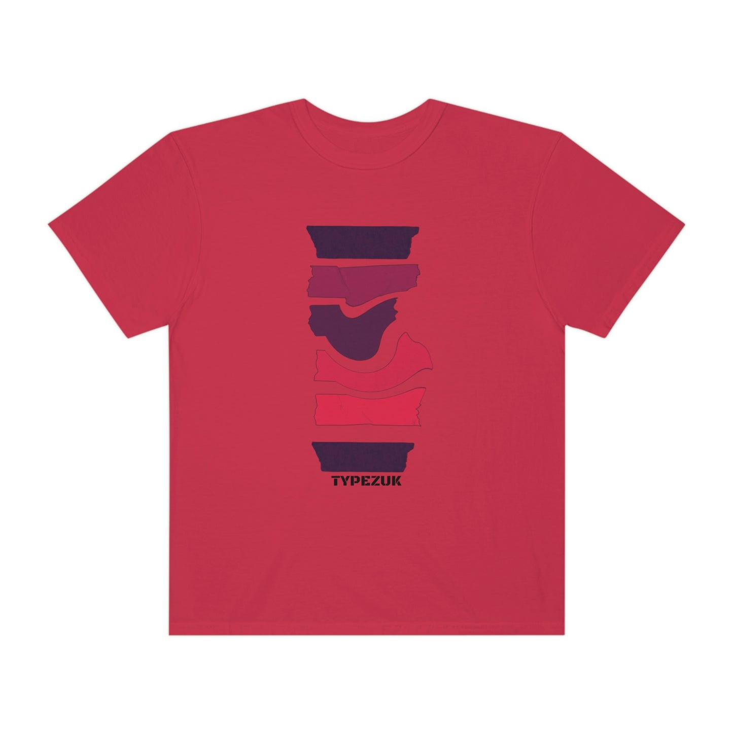 Typezuk Unisex Garment-Blended T-shirt